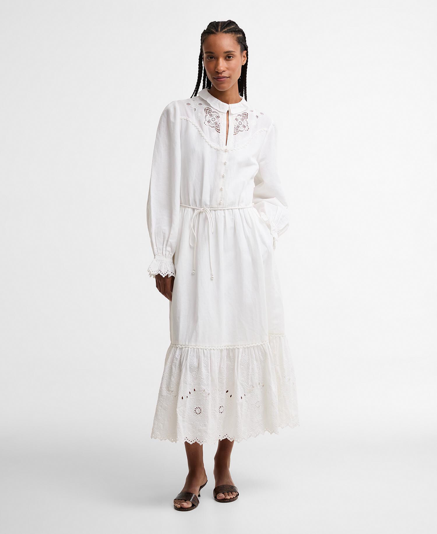 Avebury Maxi Dress White