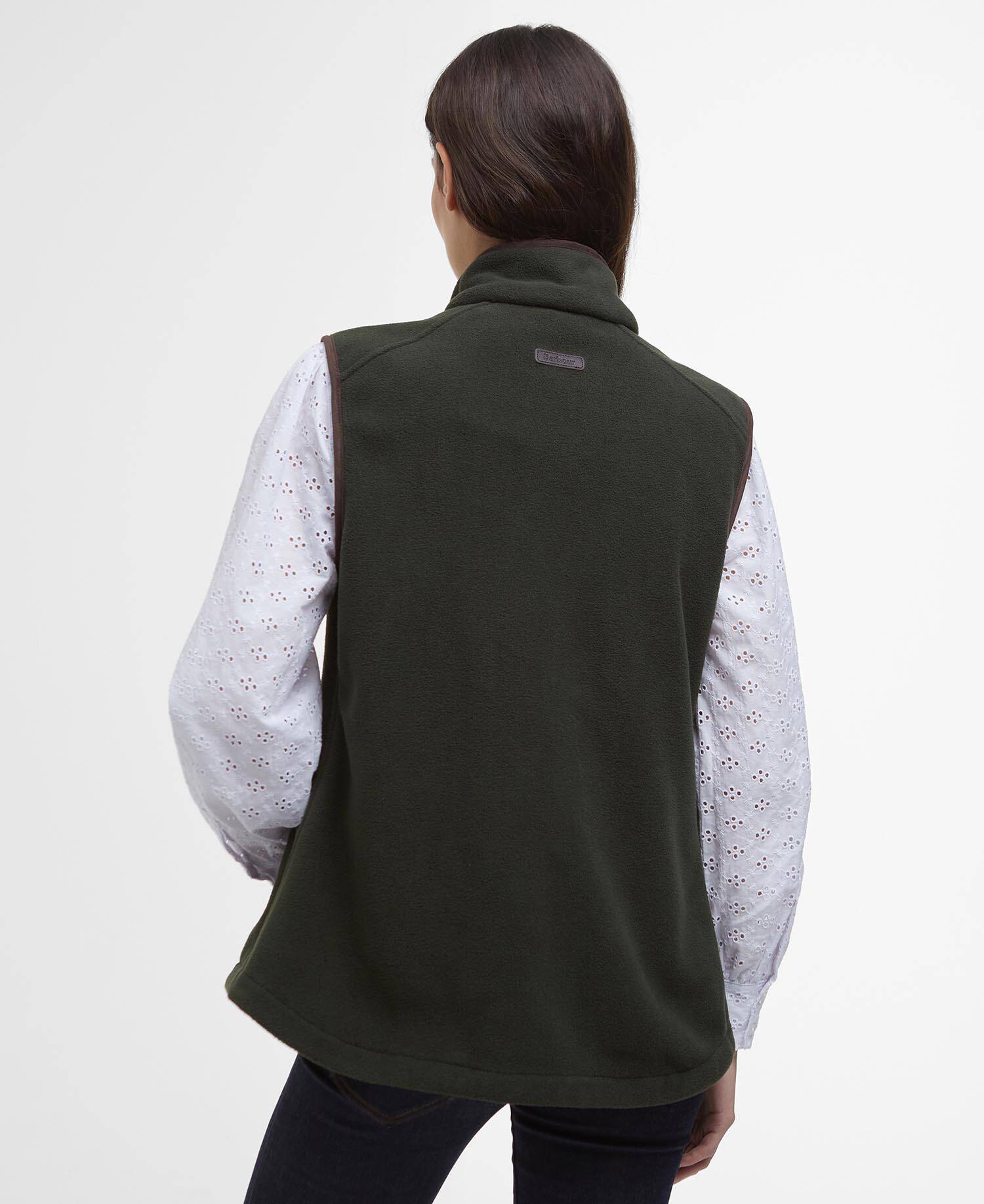 Country Colton Fleece Gilet Sage image number 2