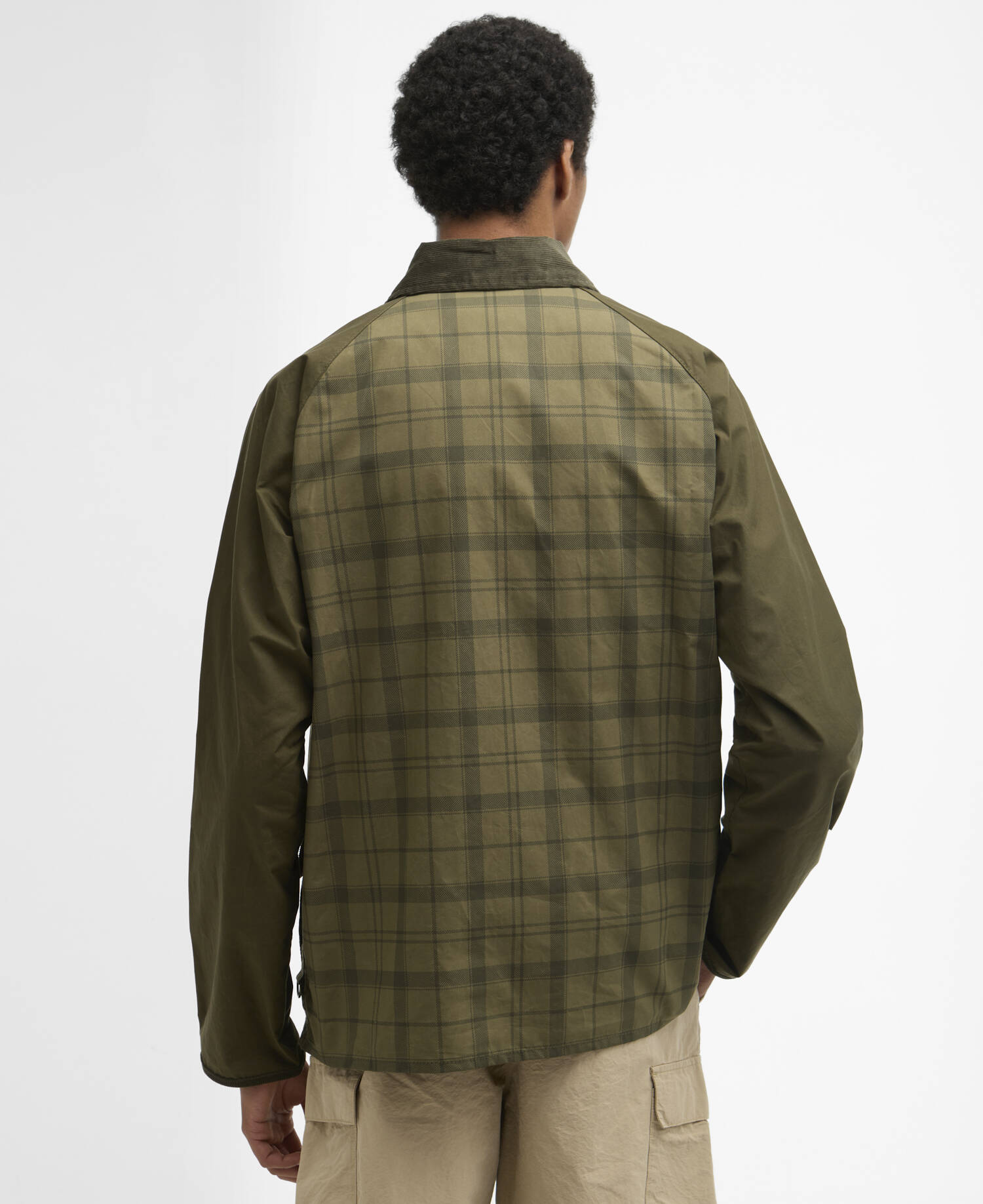Festival Modified Bedale Casual Jacket Dusky Green Tartan image number 2