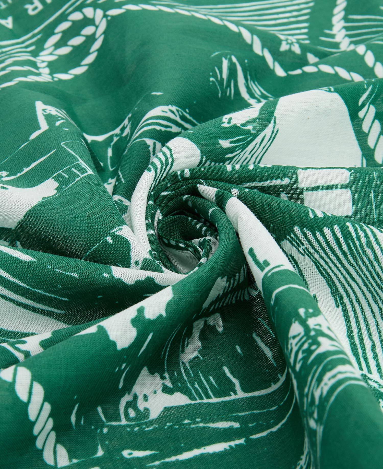 Barbour x Kaptain Sunshine Bandana Green image number 1