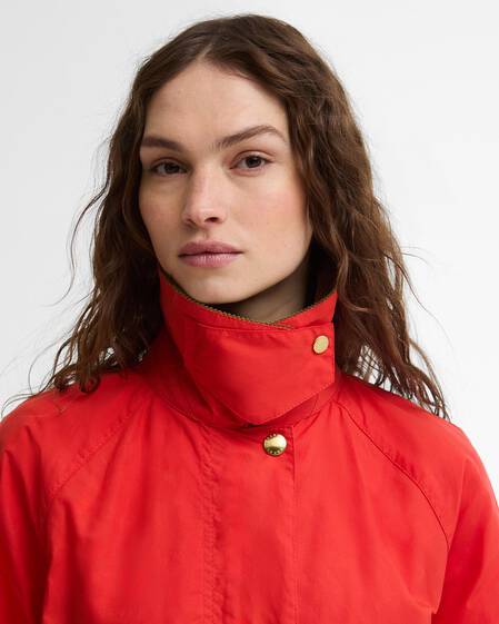 Hollington Car Coat Vermillion/Dress