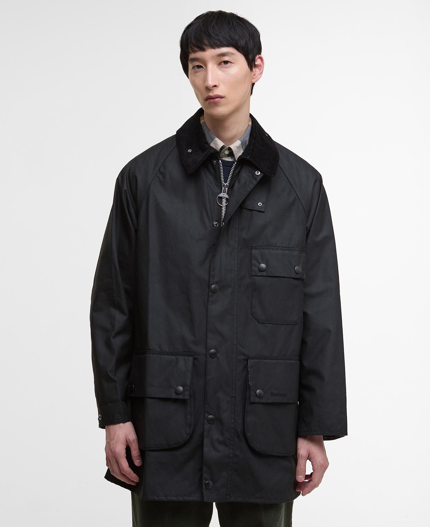 Buy Oversized Solway Waxed Jacket for GBP 319.00 | BARBOUR_GB