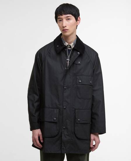 Wachsjacke Oversized Solway Black