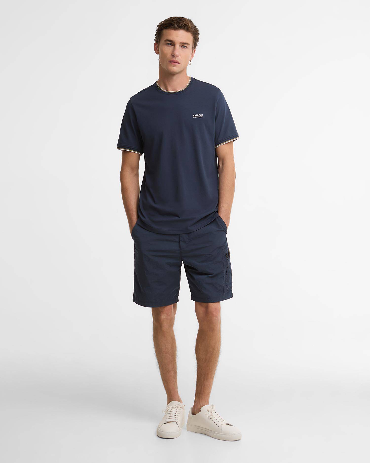 Ashmann Tipped T-Shirt Oxford Navy image number 1