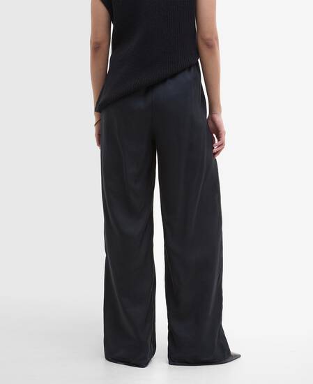 Hose Clara Relaxed Wide-Leg Black