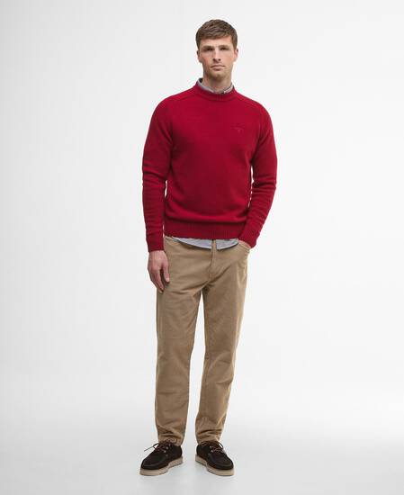 Grangetown Crew Neck Jumper Biking Red