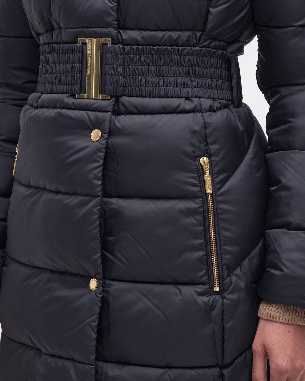 Track Line Quilted Jacket