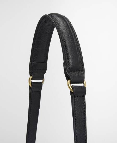 Borsa a tracolla in pelle Rosa Black