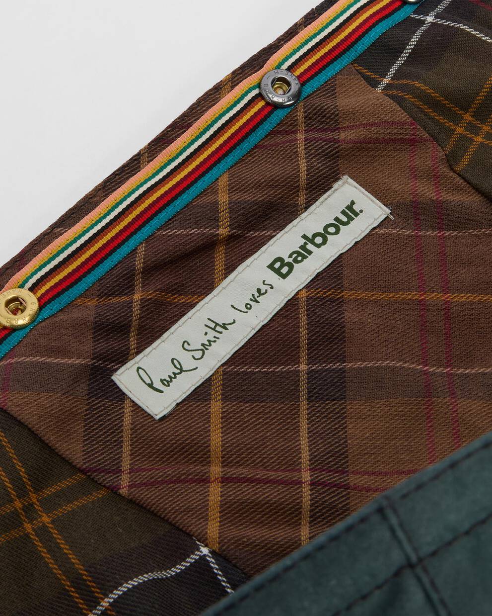 Paul Smith loves Barbour Waxed Hood