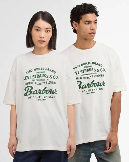Barbour x Levi's Graphic T-Shirt Whisper White Barbour x Levi's Graphic T-Shirt Whisper White