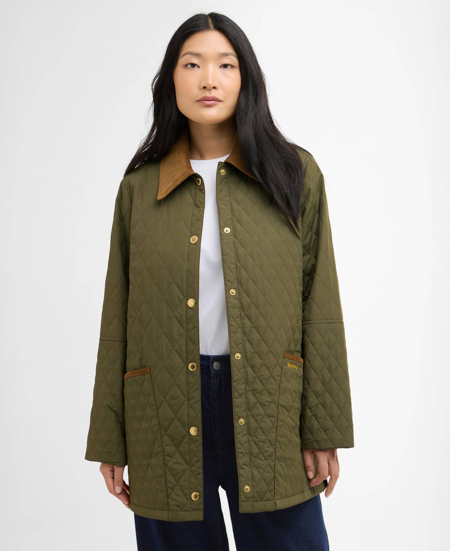 Goldmire Quilted Jacket Ivy Green /Ancient image number 0