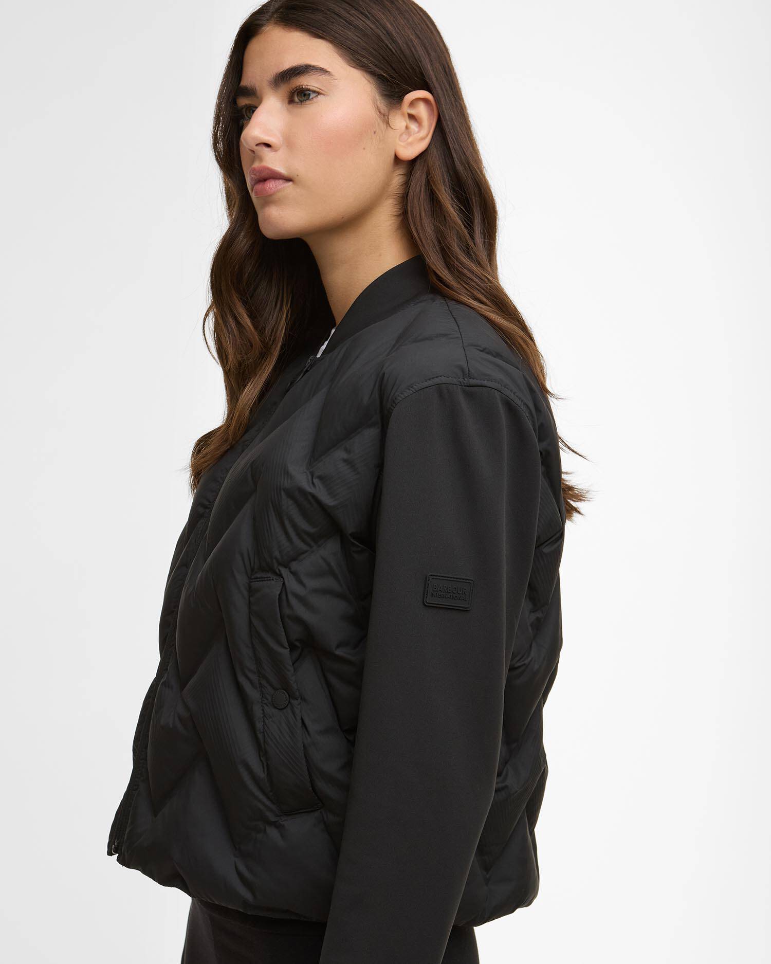 Prism Quilted Sweatshirt Black image number 4