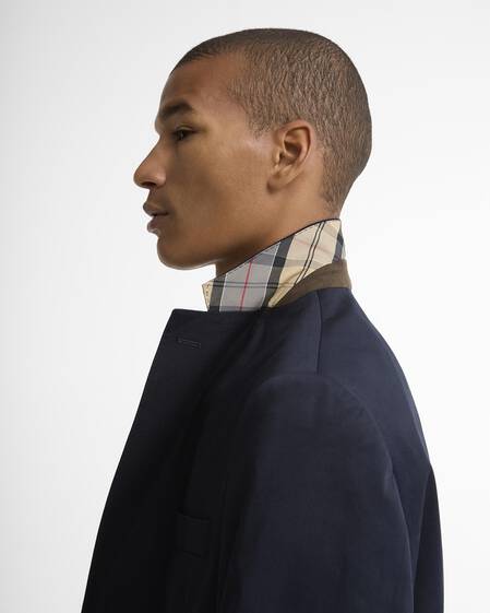 Bellamy Cotton Blazer Navy