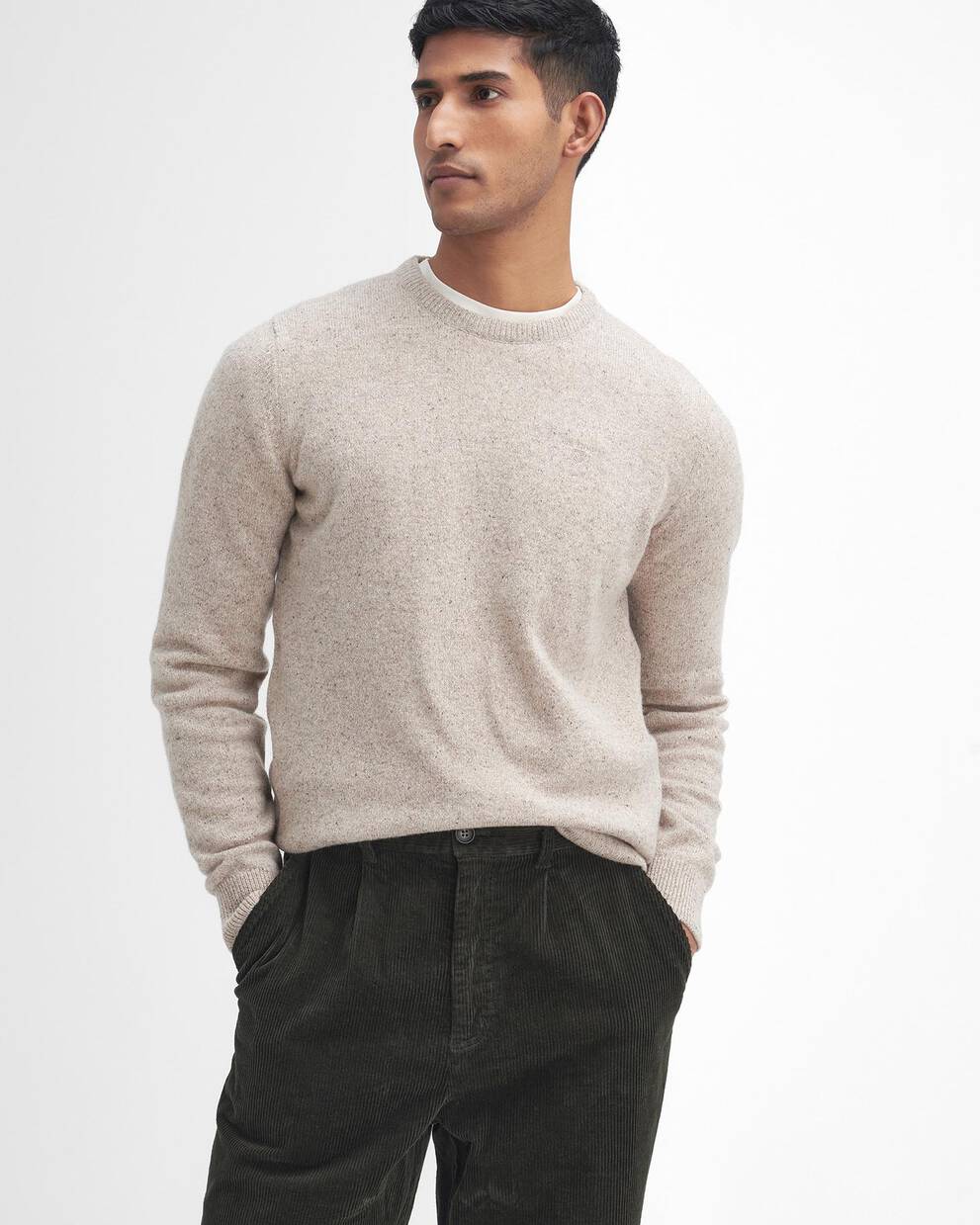 Stretch Cord Relaxed Trousers