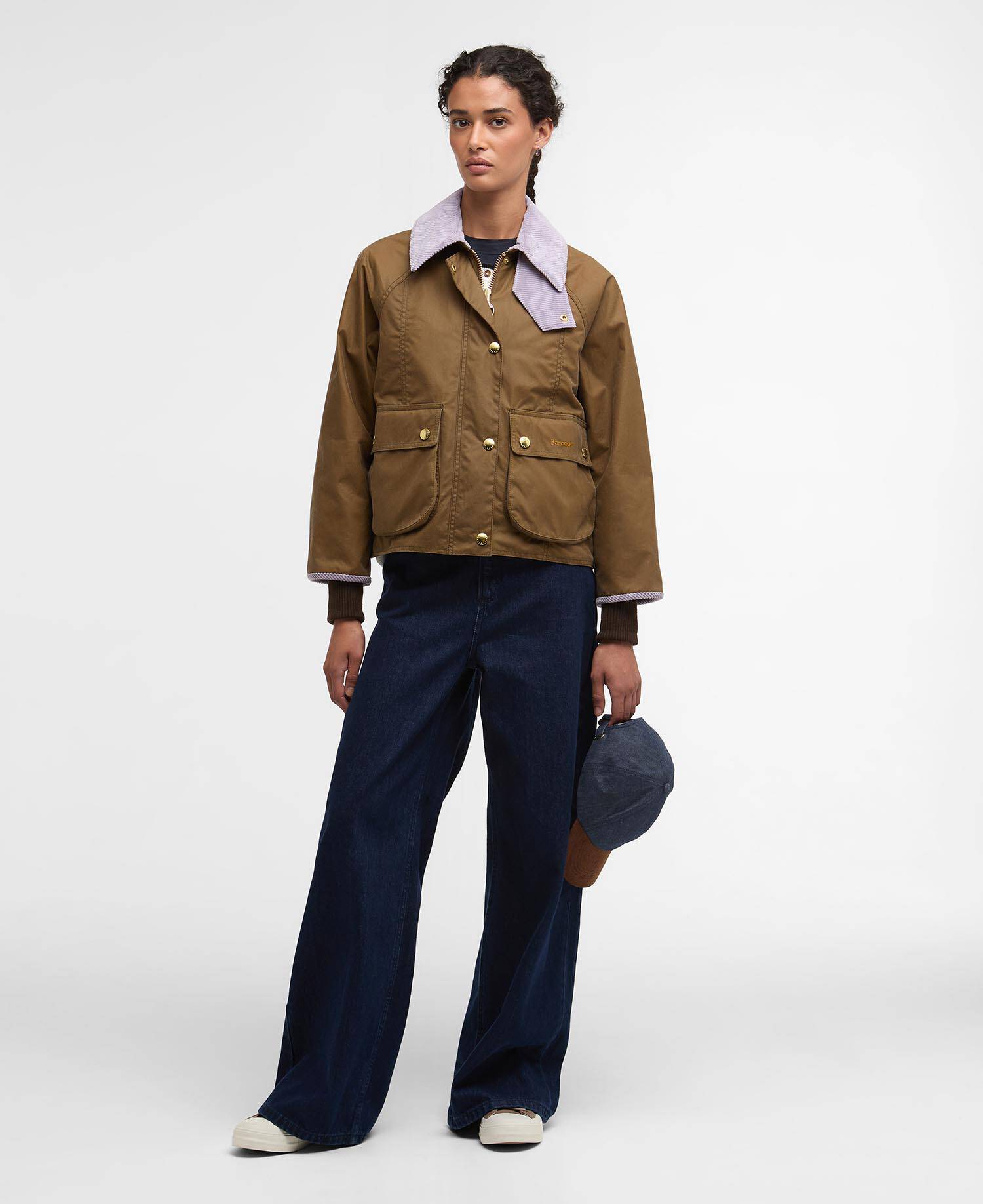 Cropped Beadnell Waxed Jacket image number 1