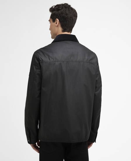 Maze Waxed Jacket Black
