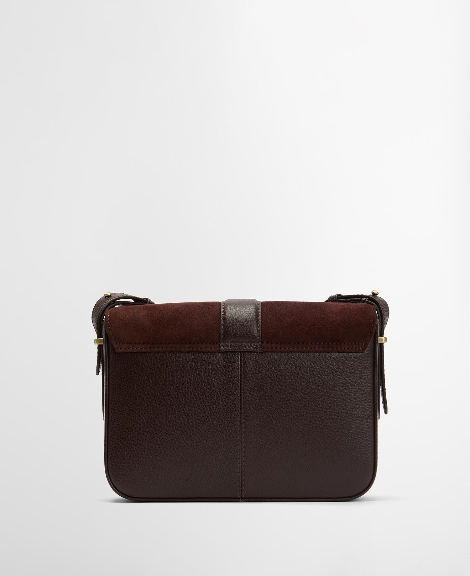 Wildledertasche Rosa Crossbody Dark Brown
