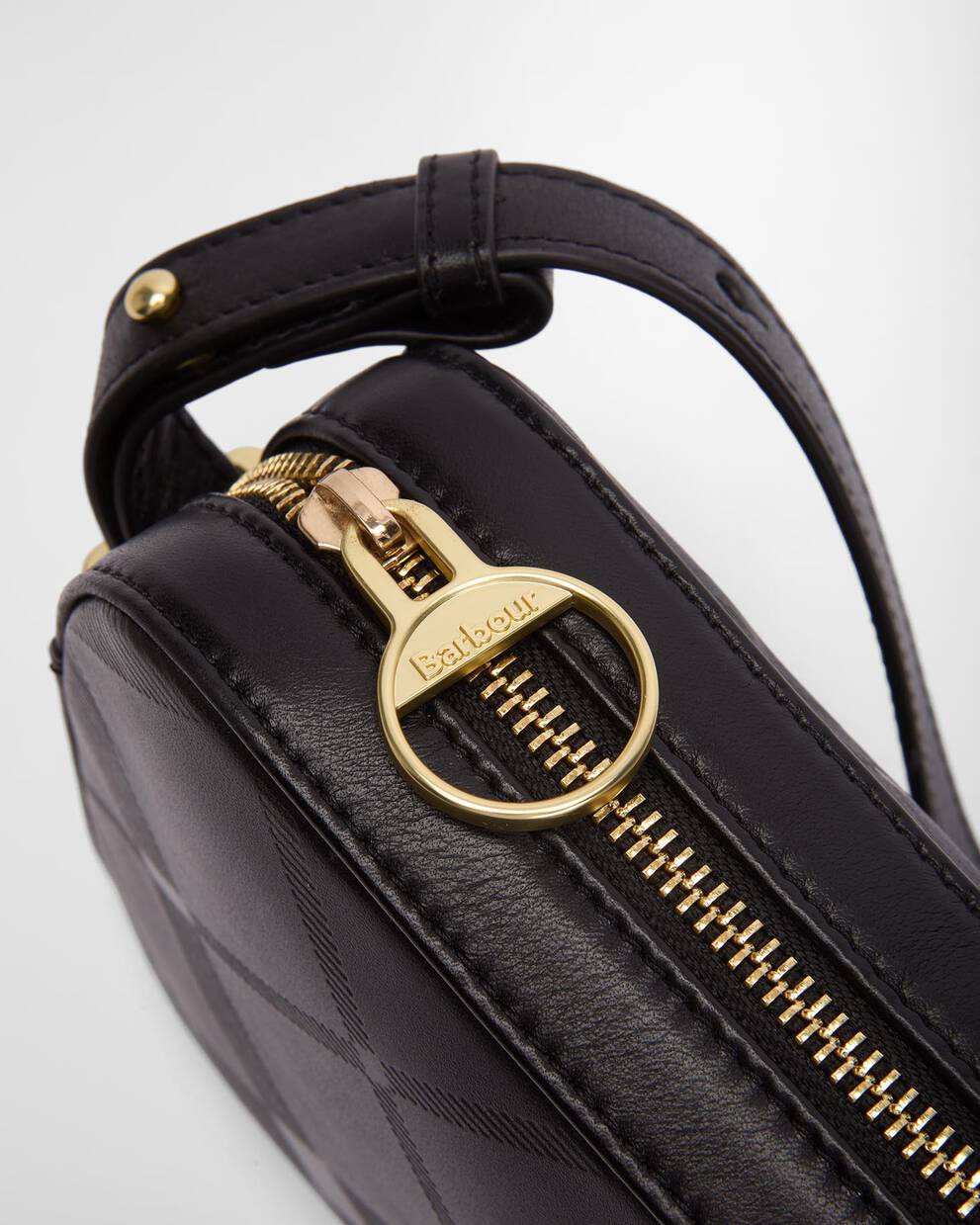 Daphne Deboss Leather Crossbody Bag