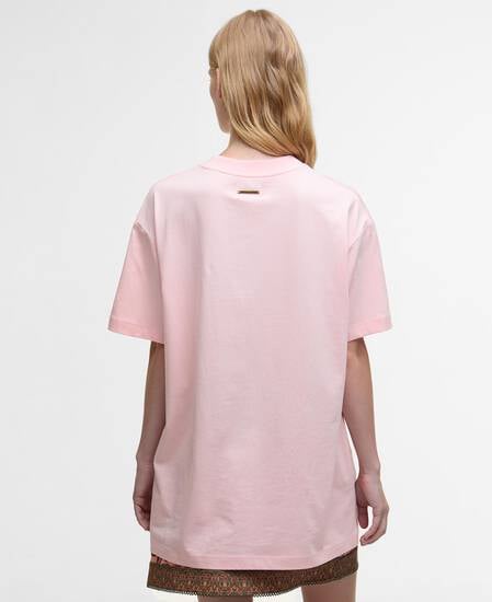 Barbour FARM Rio Maria Clara Graphic T-Shirt Rosa