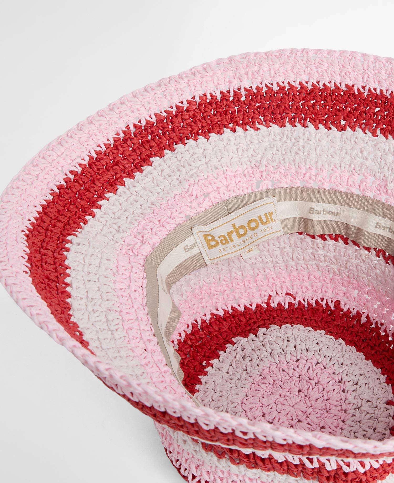 Esther Crochet Hat Poppy Red Mix image number 4