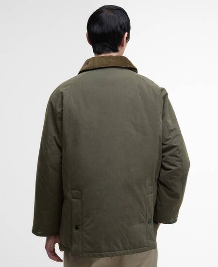 Freizeitjacke Oversized Bedale Padded Olive
