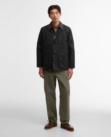 Modified Beaufort Spectator Waxed Jacket Navy