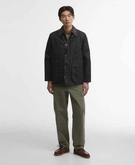 Modified Beaufort Spectator Waxed Jacket Navy