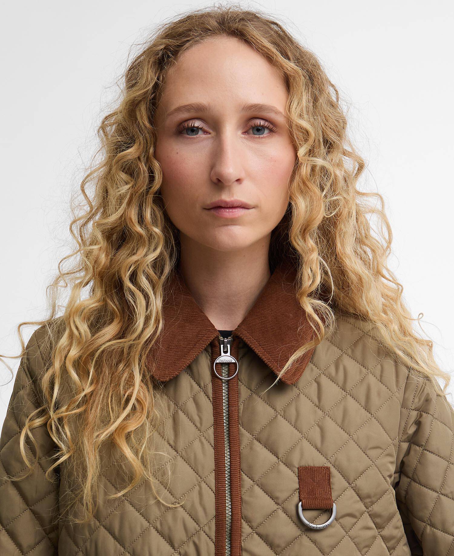 Aylesby Quilted Jacket Dusky Green image number 3