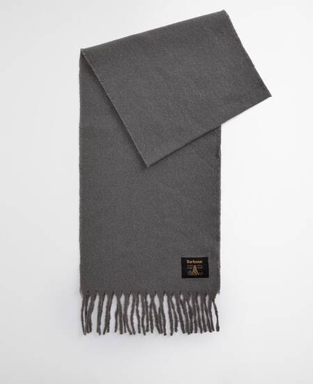 Brandy Boucle Scarf Grey