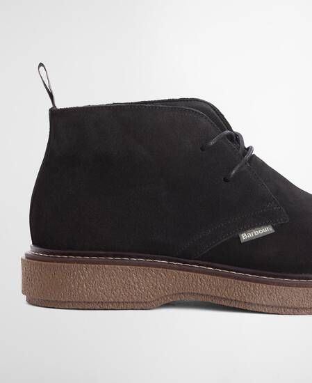 Blaine Chukka Boots Black Suede