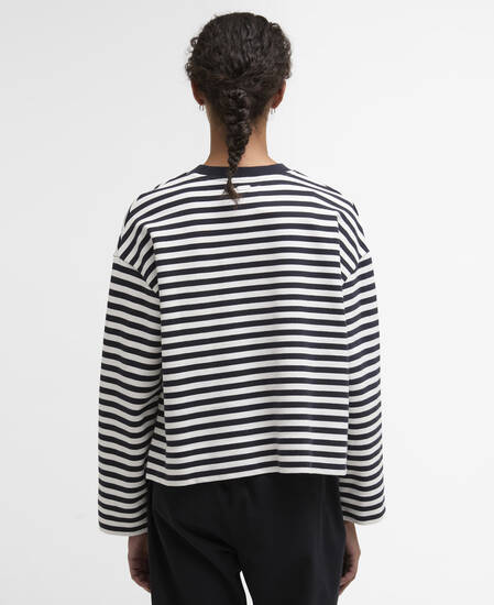 Felpa Gabby con motivo a righe Dark Navy Stripe