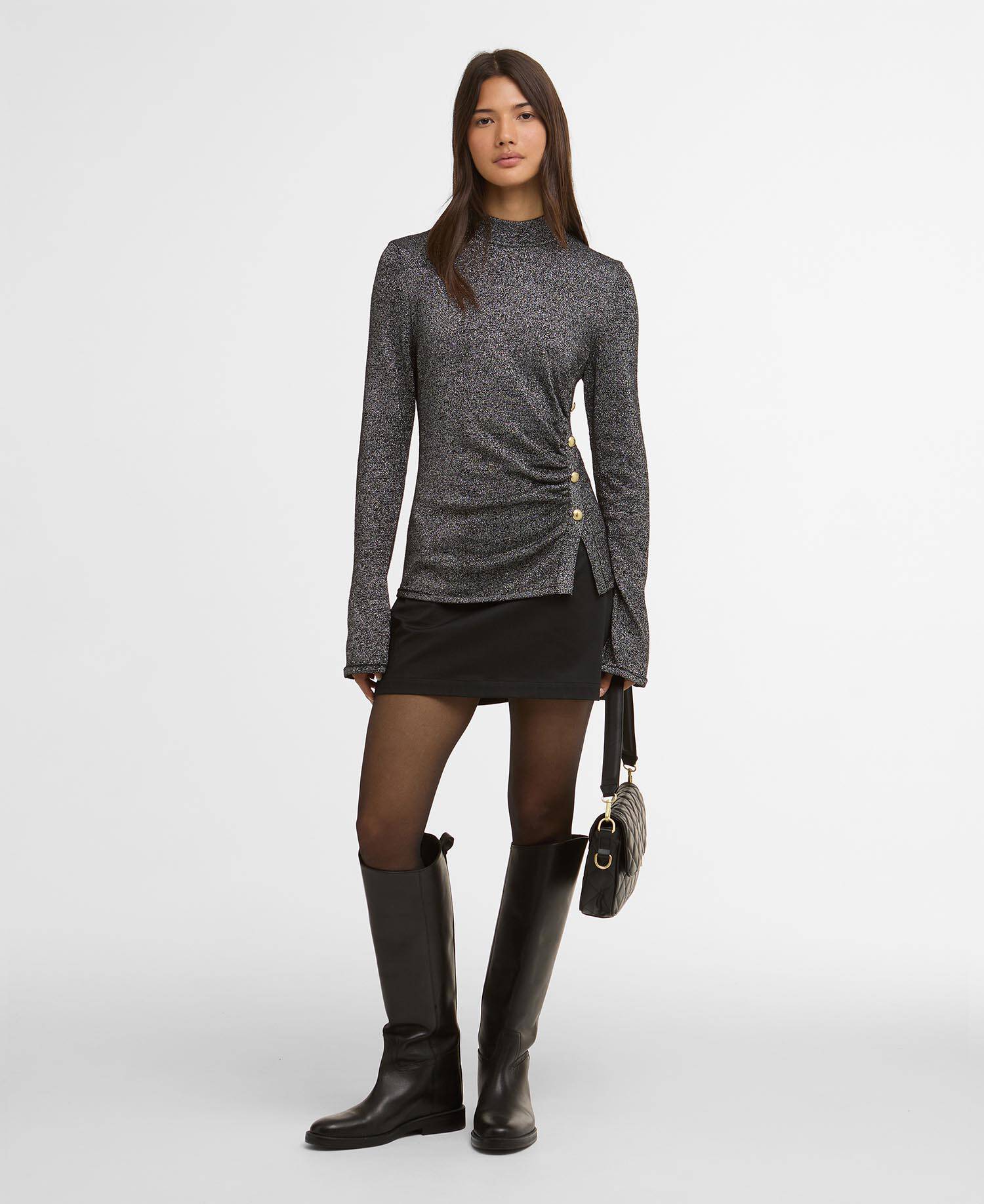 Monique Knitted Jumper Black image number 1