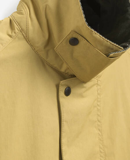 Ripstop Transport Showerproof Jacket Golden Green