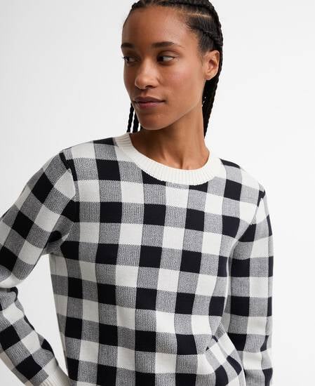 Pullover Avebury Gingham Rundhalsausschnitt Multi