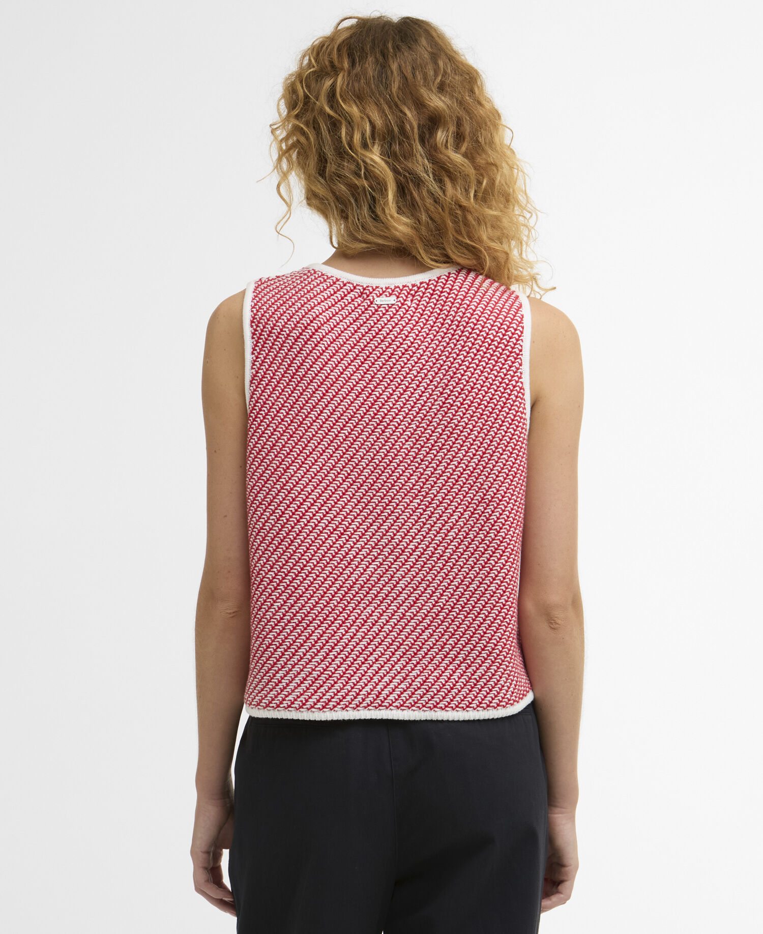Amanda Knitted Vest Poppy Red