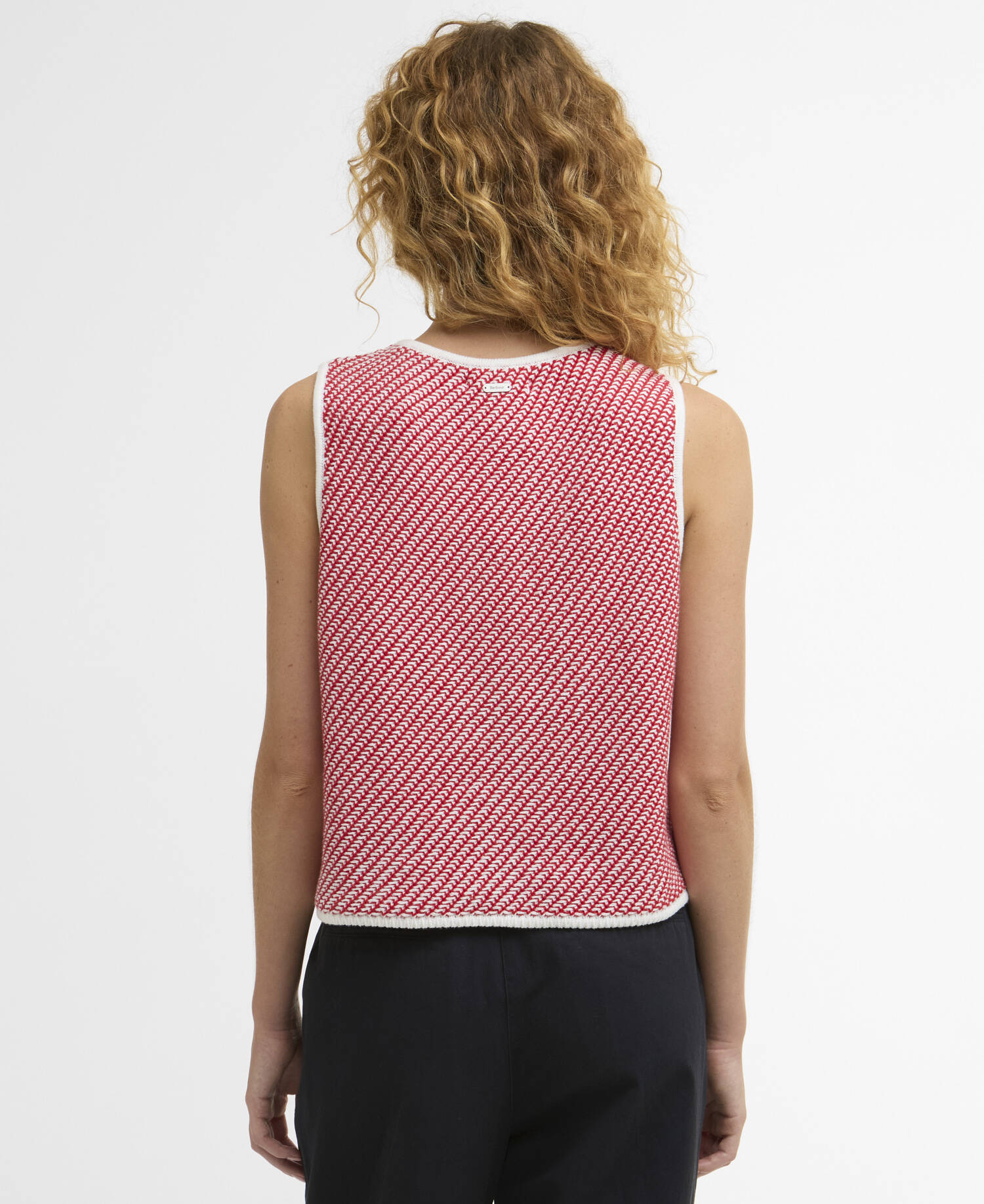 Amanda Knitted Vest Poppy Red image number 2