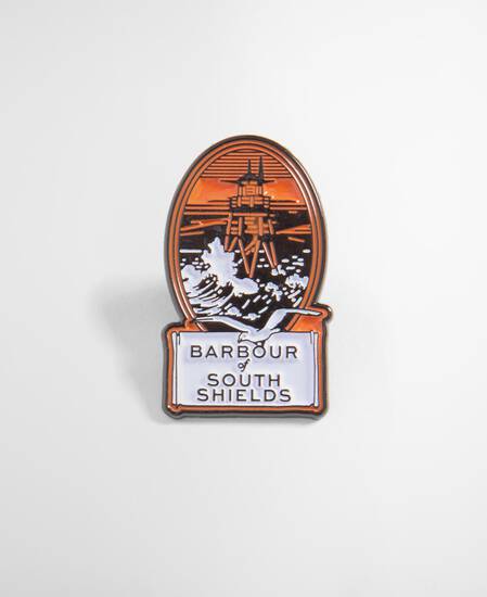 Barbour Sea Pin Badge Sea Barbour Sea Pin Badge Sea