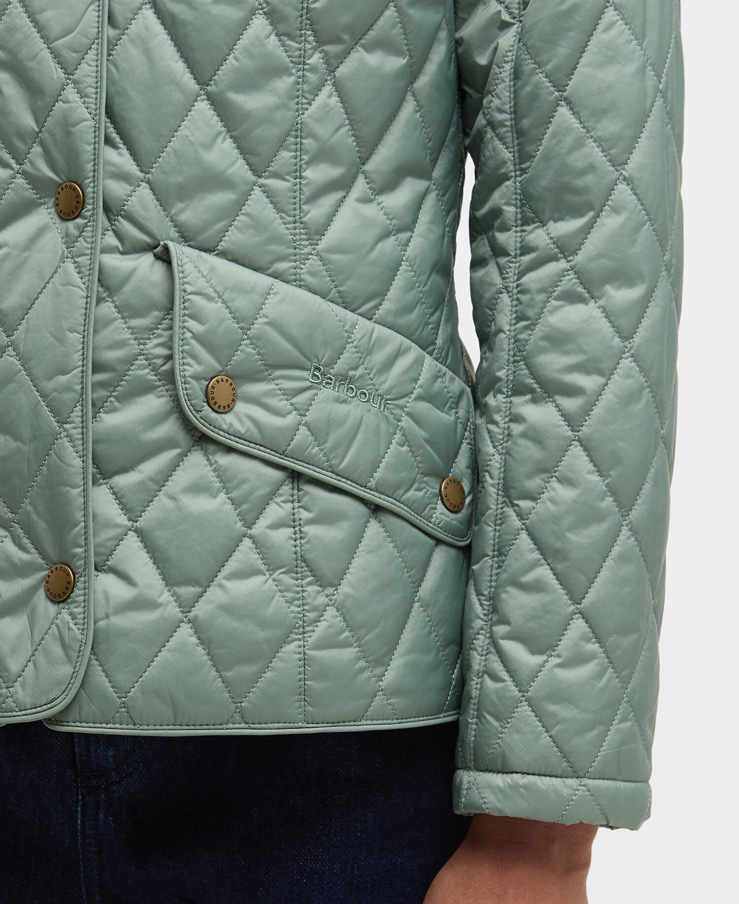 Flyweight Cavalry Quilted Jacket Blue Sage