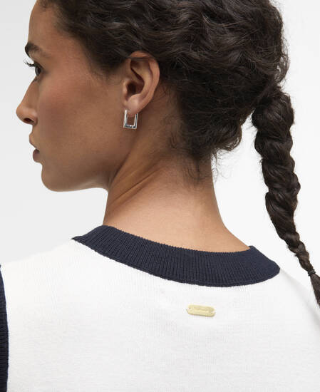 Gilet in maglia Salthill Cloud/Navy