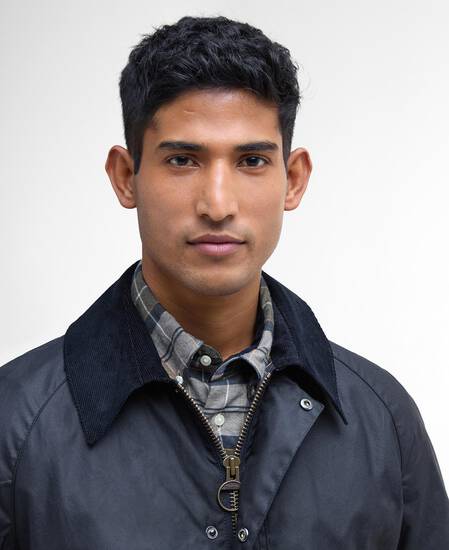 Ashby Waxed Jacket Classic Navy