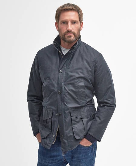Hereford Waxed Jacket Classic Navy