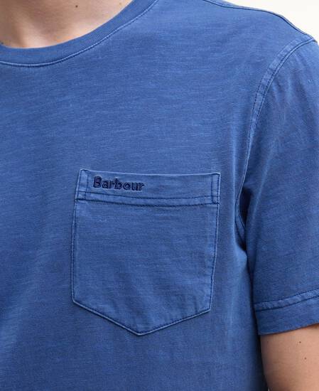 Pigment-Dyed Pocket T-Shirt Dark Denim Pigment-Dyed Pocket T-Shirt Dark Denim