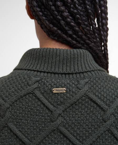 Burne Roll Neck Jumper Olive