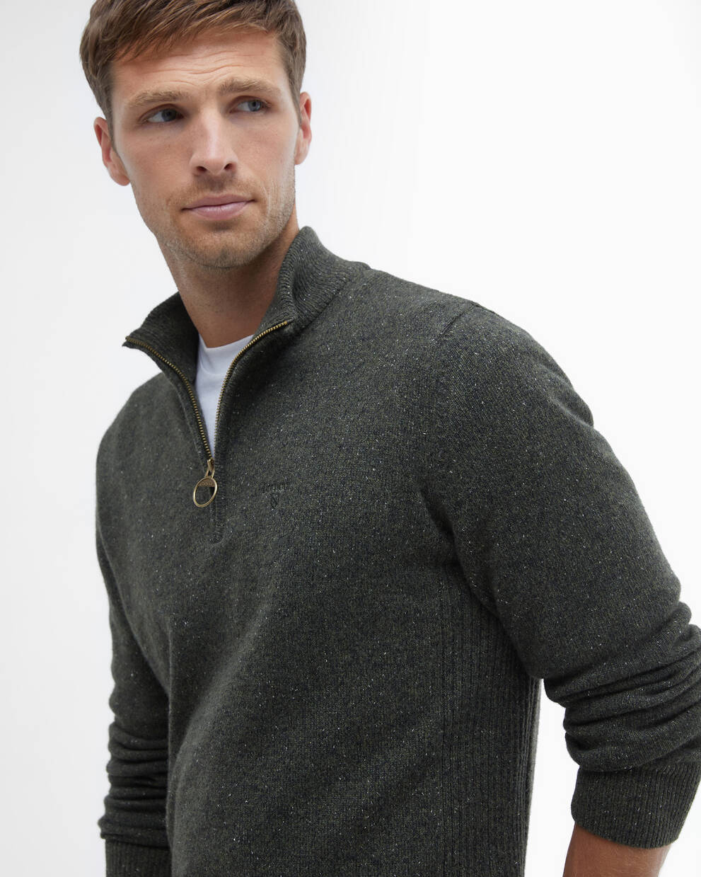 Felpa con mezza zip Essential Tisbury