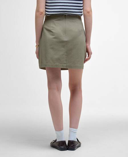 Cary Mini Skirt Dusky Green