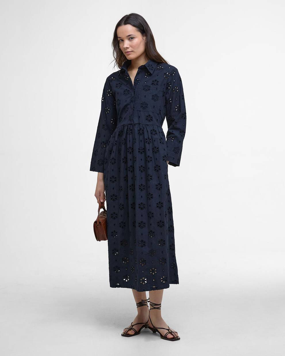 Melissa Broderie Anglaise Midi Dress