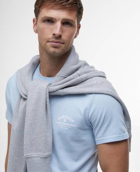 Cranmer Logo T-Shirt Ocean Sky