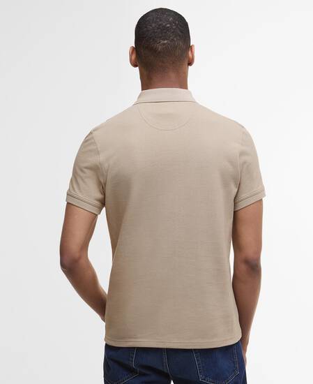 Sports Short-Sleeved Polo Shirt Washed Stone Sports Short-Sleeved Polo Shirt Washed Stone