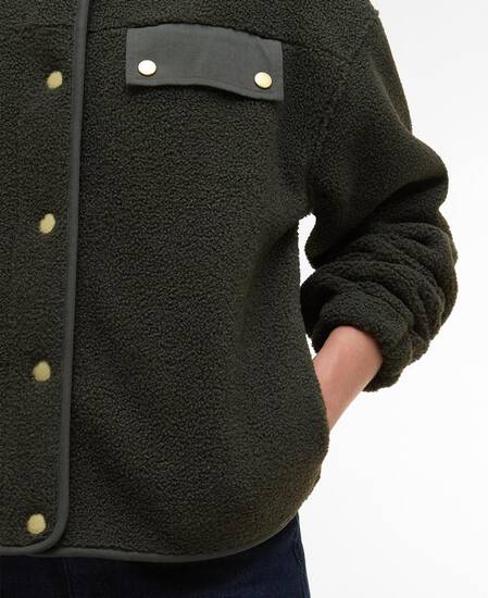 Mabel Fleece Olive