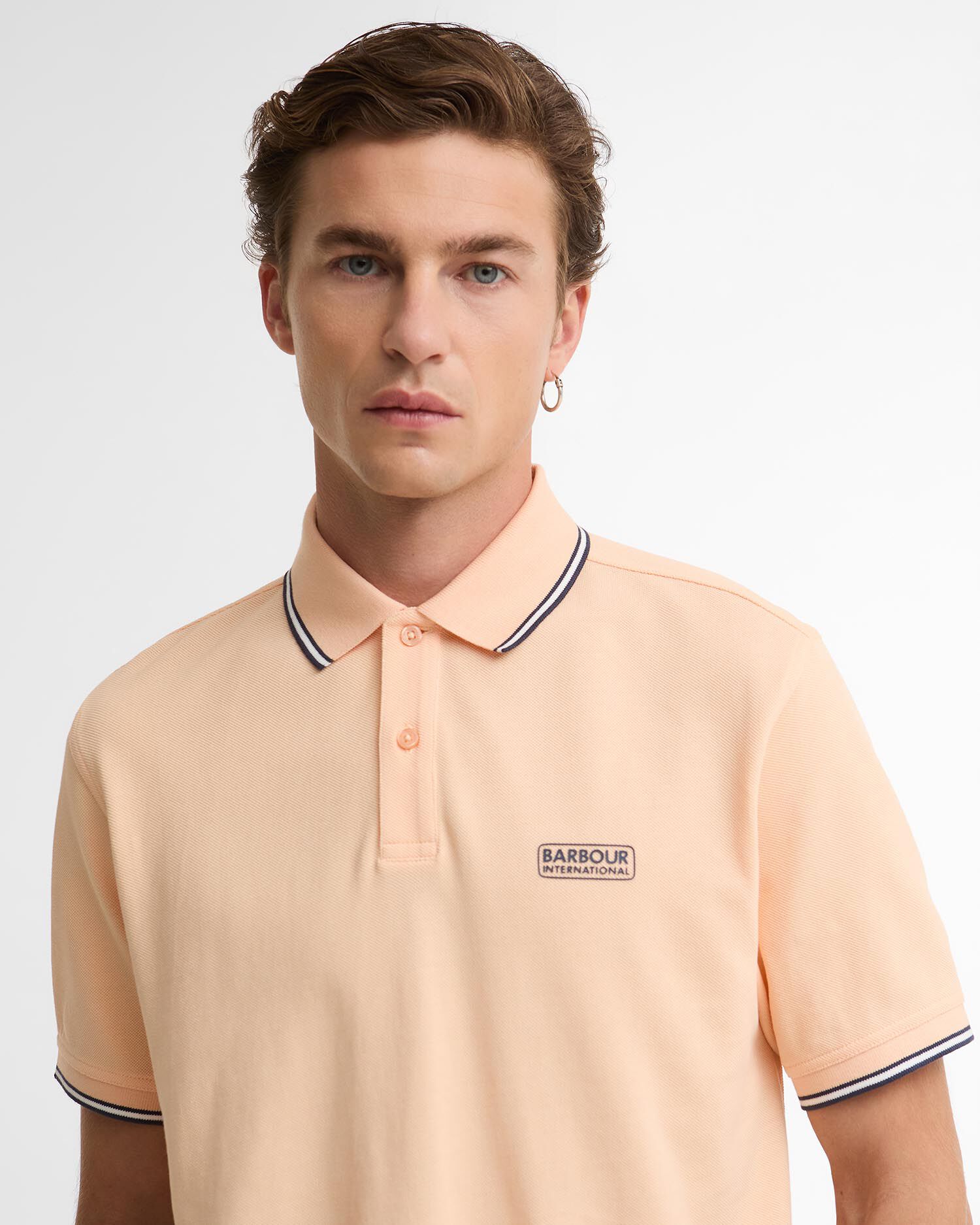 Poloshirt Evan Short-Sleeved Bleached Apricot